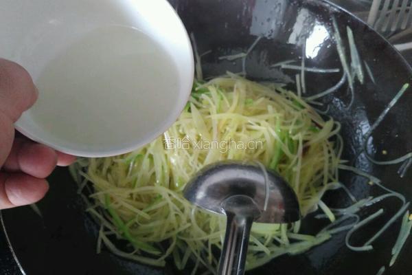醋溜土豆丝的做法图解8