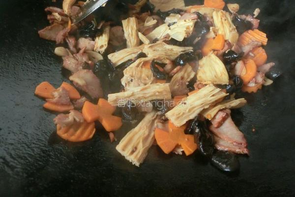 家常腐竹小炒肉的做法图解6