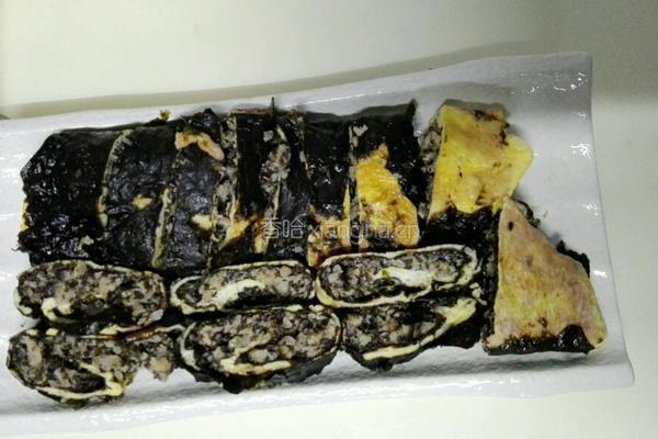海苔鸡蛋肉圈的做法图解6