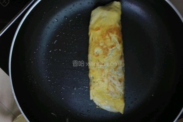 海苔鸡蛋肉圈的做法图解4
