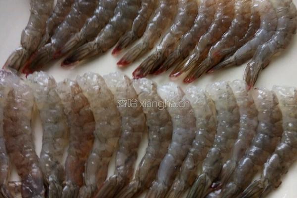 黄金虾仁的做法图解2
