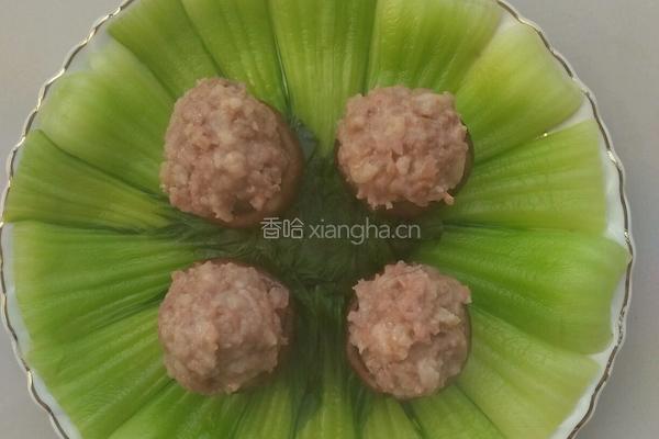 香菇酿肉的做法图解5