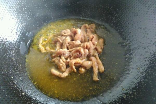 豆角肉丝焖面的做法图解3