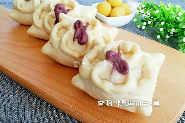 花样奶黄包的做法图解15
