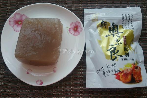 香煎魔芋的做法图解1