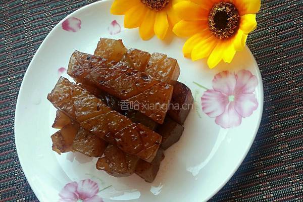 香煎魔芋的做法图解5