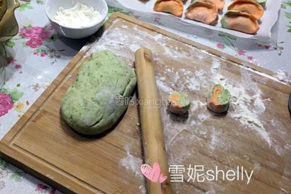 纯手工彩色水饺——芹菜猪肉馅的做法图解5