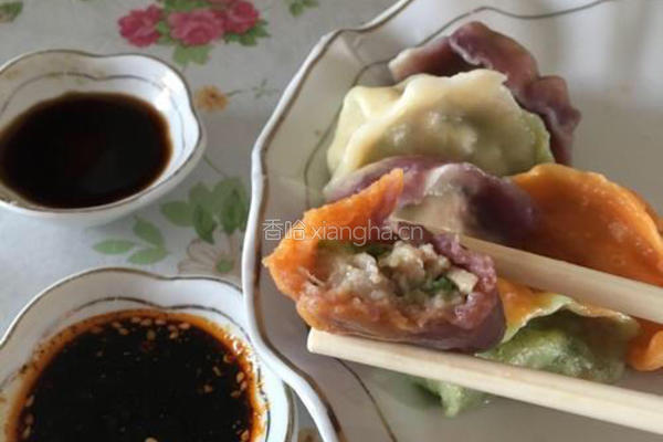 纯手工彩色水饺——芹菜猪肉馅的做法图解8