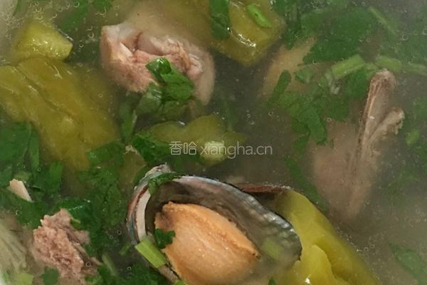 鲍鱼排骨凉瓜汤