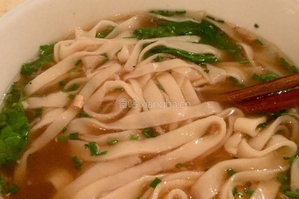 咸菜腊肥肠手擀面的做法图解7