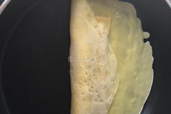 火腿芝士卷饼的做法图解4