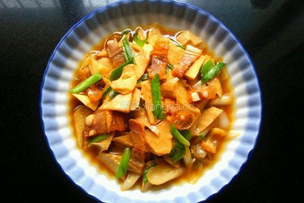 青蒜炒豆干的做法图解6