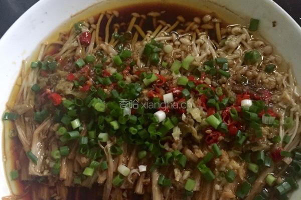 剁椒金针菇的做法图解6