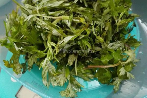 面包机自制红豆沙青团的做法图解1