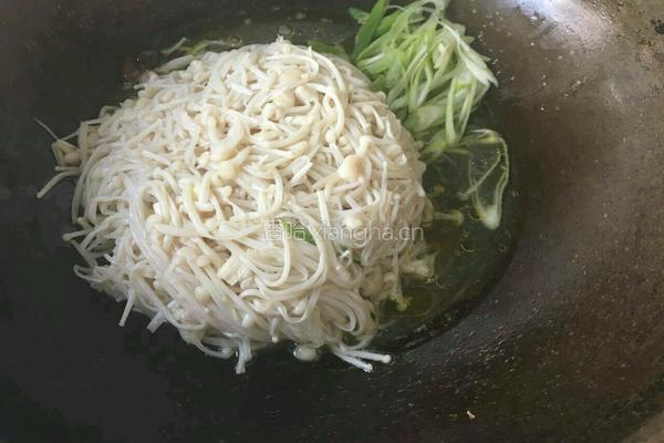 爆炒金针菇的做法图解8