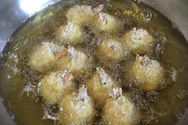 酸奶土豆泥虾球的做法图解4