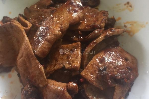 蒜苗炒猪肝的做法图解6