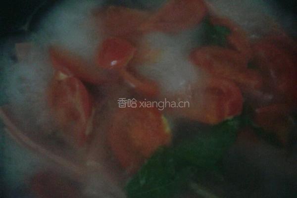 西红柿火腿蛋汤的做法图解3