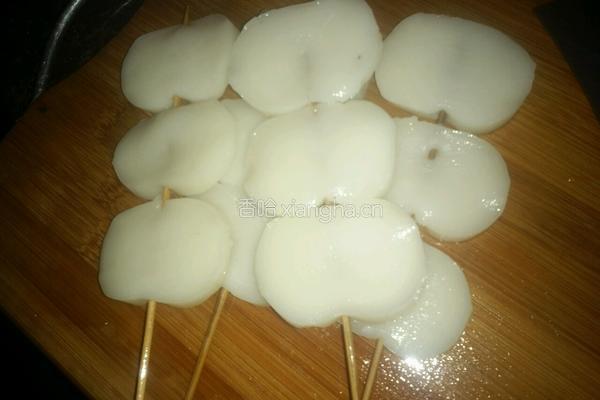 烧烤年糕的做法图解1
