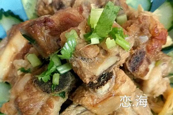 风味腐竹酥排骨的做法图解9