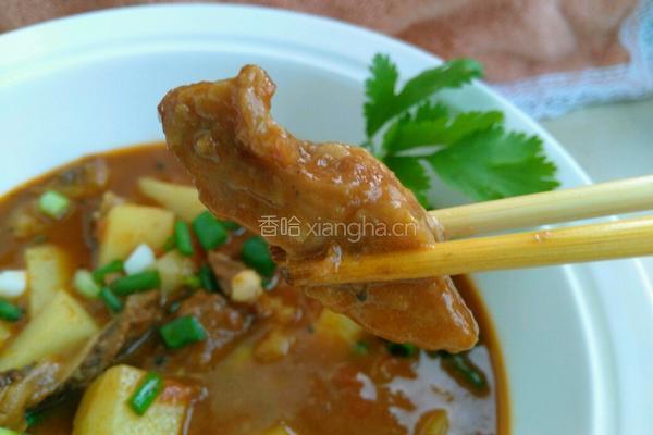 西红柿土豆炖牛腩的做法图解18