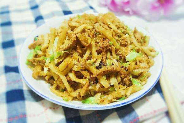 炒饼的做法图解9