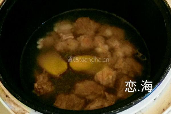 青木瓜胡萝卜红枣炖排骨的做法图解5