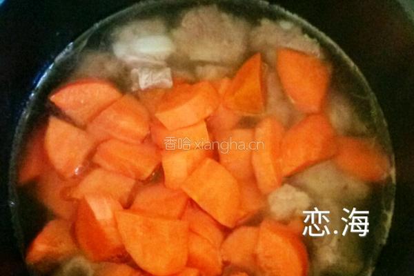 青木瓜胡萝卜红枣炖排骨的做法图解6