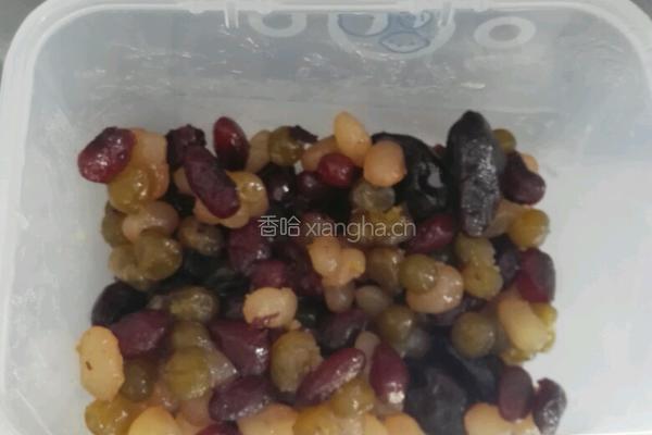 (冷藏汤种)椰香炫彩蜜豆土司的做法图解6
