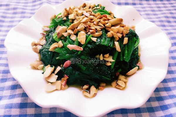 果仁菠菜的做法图解5