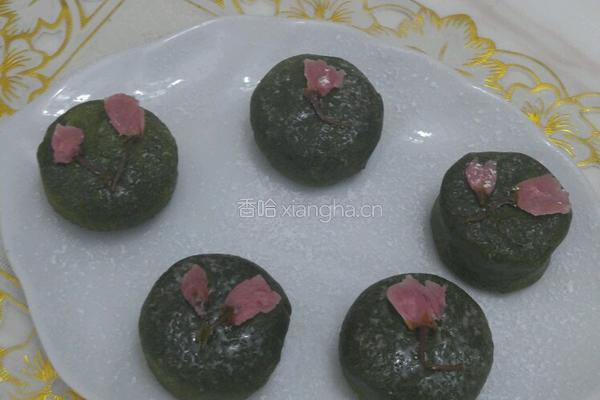 樱花抹茶团子的做法图解10