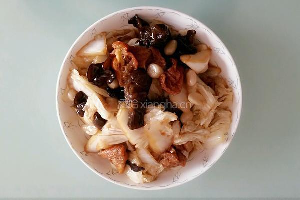 家常炒白菜的做法图解6