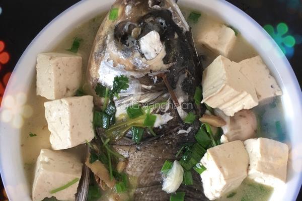 清炖豆腐鱼头汤的做法图解4