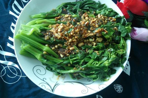蒜蓉菜苔的做法图解5