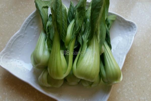 蟹棒油菜的做法图解2