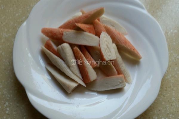 蟹棒油菜的做法图解4