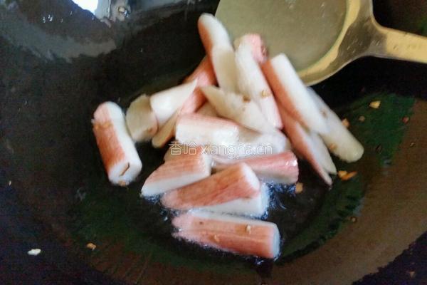 蟹棒油菜的做法图解9