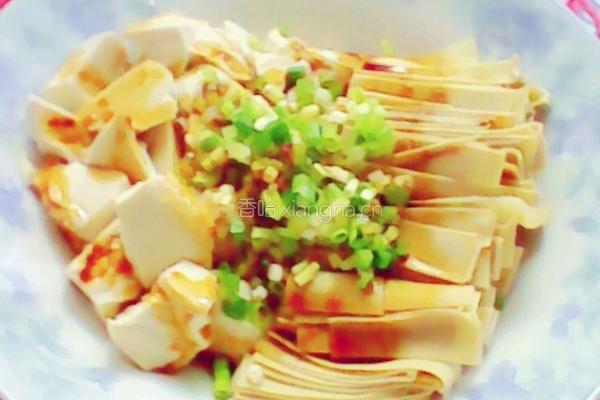 小葱拌双豆腐的做法图解4
