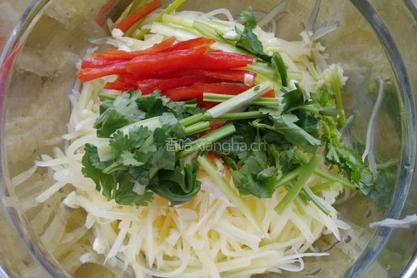 花椒油炝拌土豆丝的做法图解8