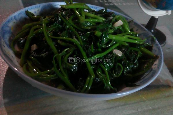 清炒番薯叶的做法图解7