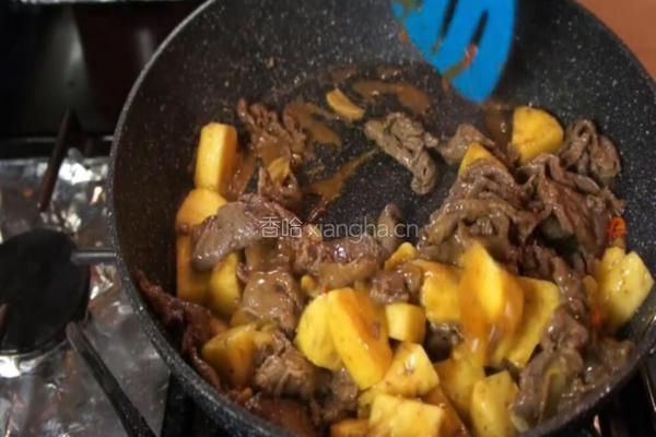 菠萝烧牛肉的做法图解6