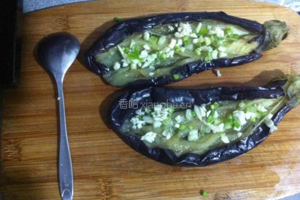 蒸煎茄子的做法图解3
