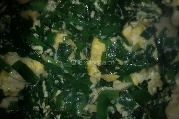 韭菜鸡蛋烧豆腐的做法图解4