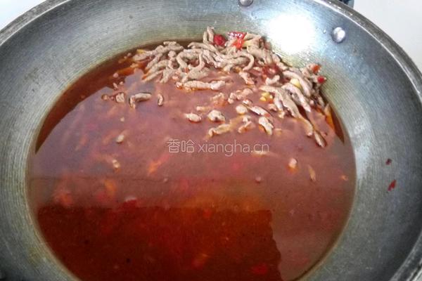 水煮牛肉丝的做法图解13