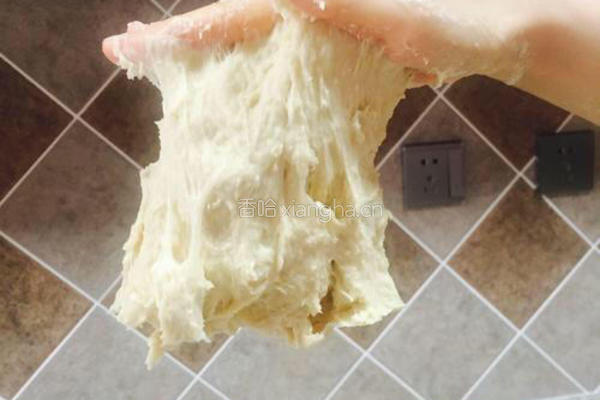 手工和面快速揉出手套膜（面包）——不摔打，不醒面的做法图解4