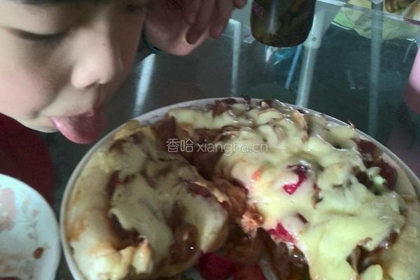 家庭自制8寸9寸批萨饼皮披萨酱批萨的做法图解13