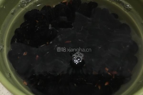“快手版”养生黑豆黑米糊的做法图解3