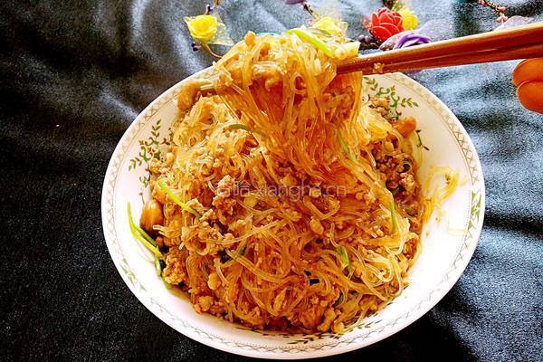 肉末腰果捞粉丝的做法图解15