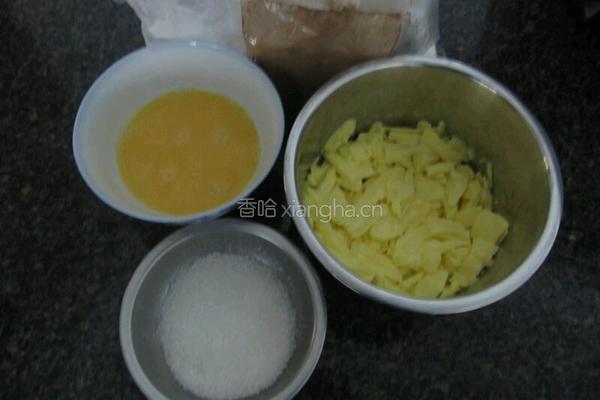 巧克力饼干的做法图解1