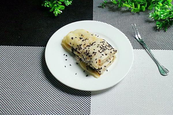 芝麻煎饼的做法图解4